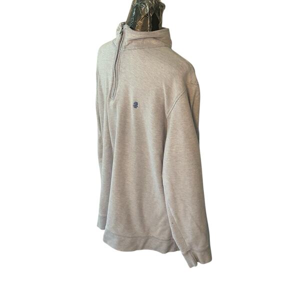 IZOD‎ SALTWATER Relaxed Classics Men’s XL 1/4 Quarter Zip Long Sleeve Sweatshirt - Picture 3 of 6